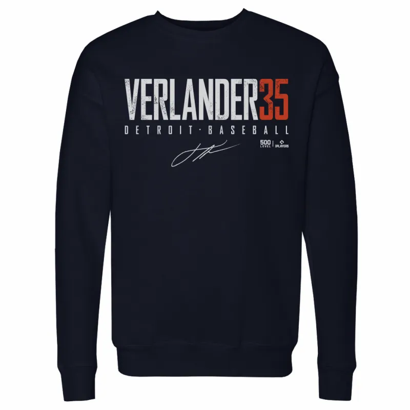 Justin Verlander Detroit Elite WHT made by 500 Level