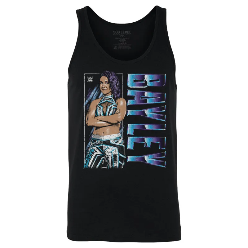 Bayley WWE Vertical Name WHT made by 500 Level