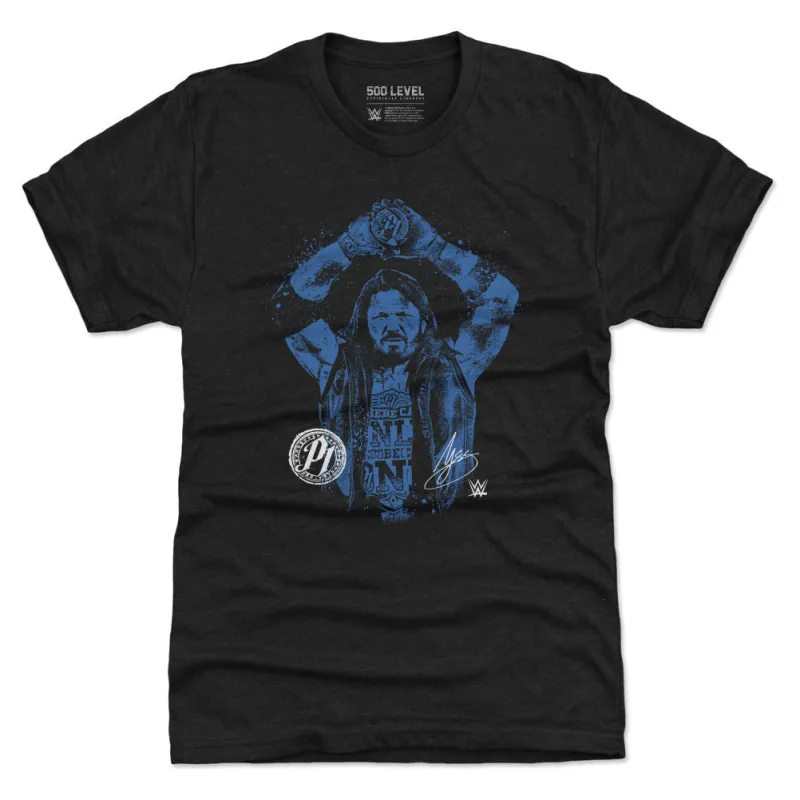 A.J. Styles WWE Splatter WHT made by 500 Level