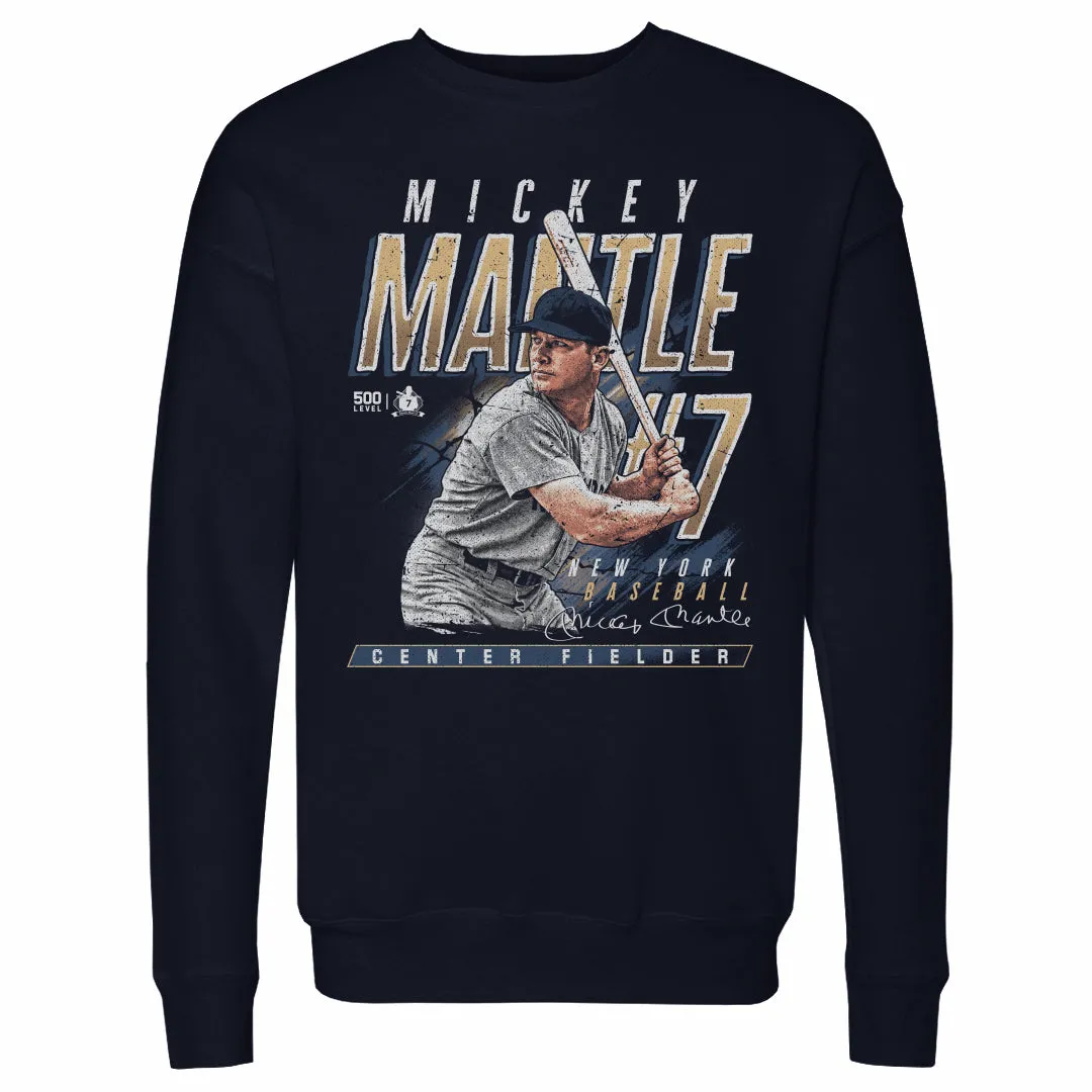 Mickey Mantle New York Y Stance WHT sold by 500 Level