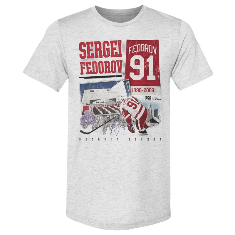 Sergei Fedorov Detroit Retirement made by 500 Level