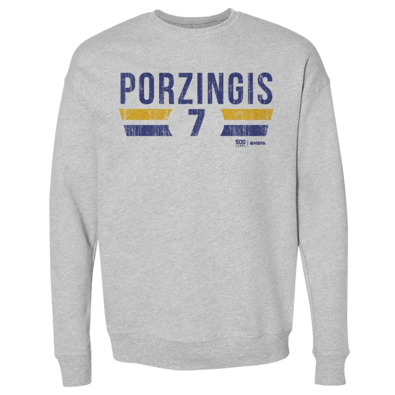 Kristaps Porzingis Golden State Warriors Font sold by 500 Level