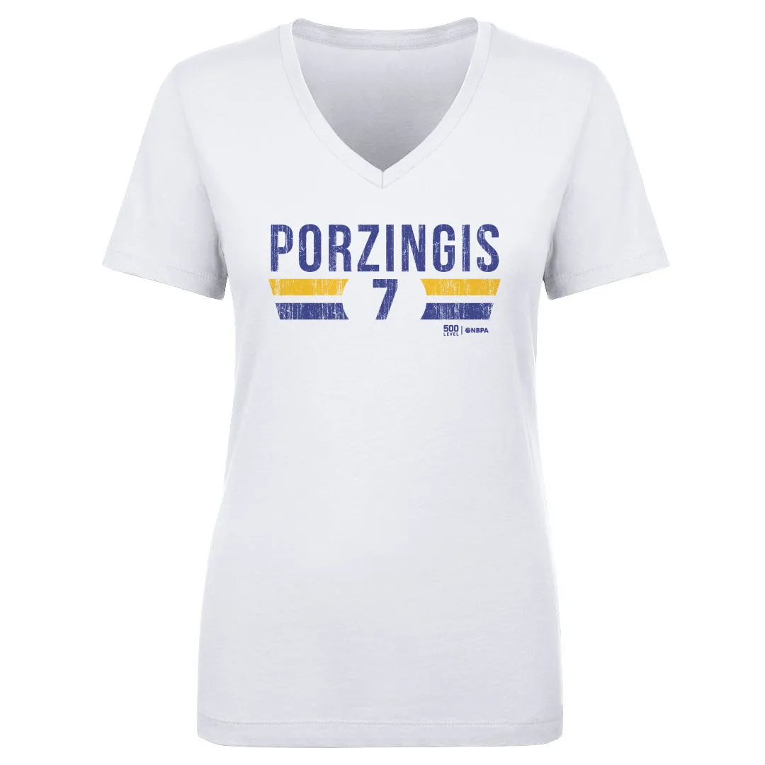Kristaps Porzingis Golden State Warriors Font sold by 500 Level