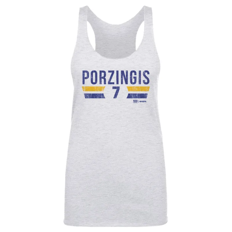Kristaps Porzingis Golden State Warriors Font sold by 500 Level