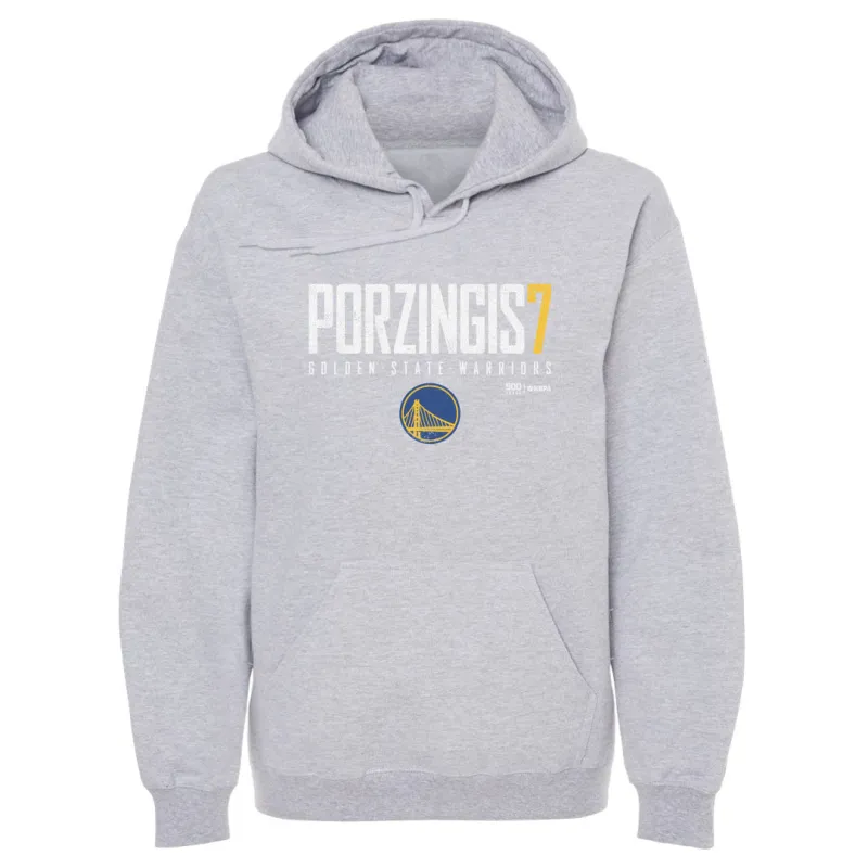 Kristaps Porzingis Golden State Warriors Elite WHT sold by 500 Level
