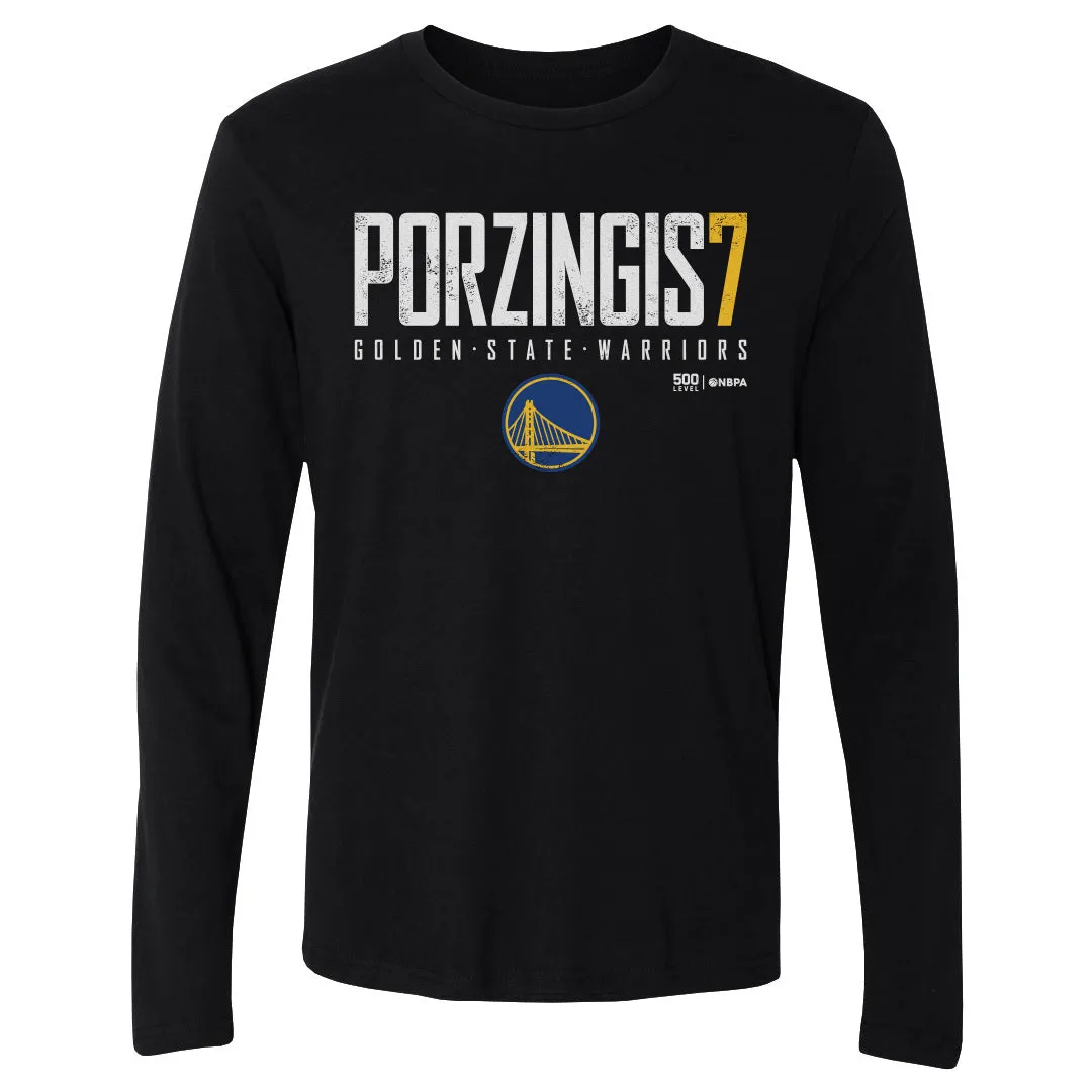 Kristaps Porzingis Golden State Warriors Elite WHT sold by 500 Level