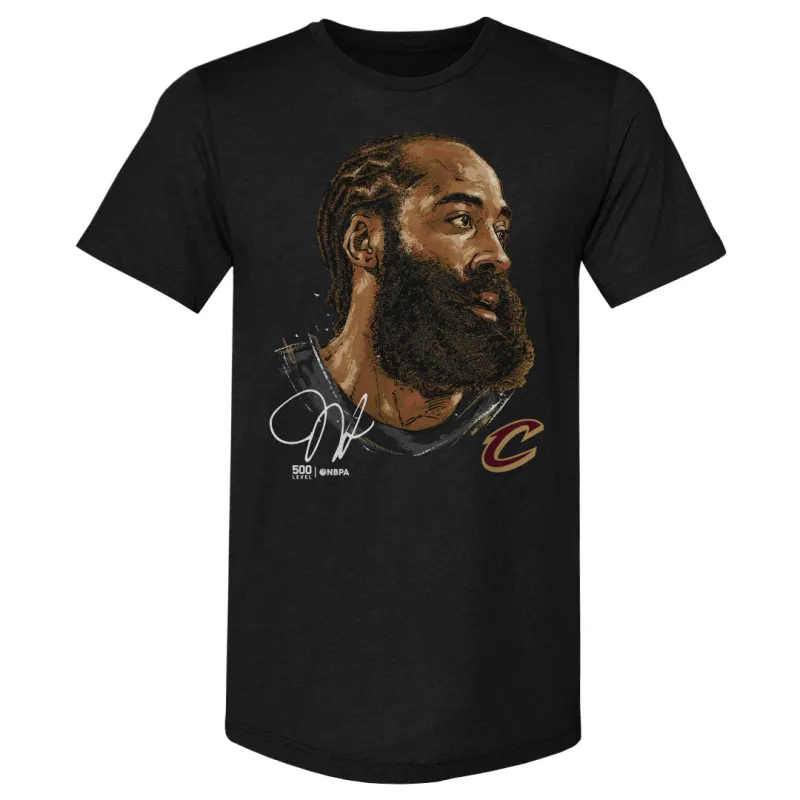 James Harden Cleveland Cavaliers Portrait WHT made by 500 Level
