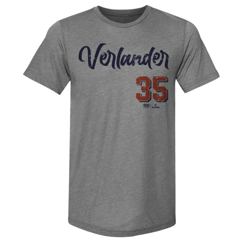 Justin Verlander Detroit Script made by 500 Level
