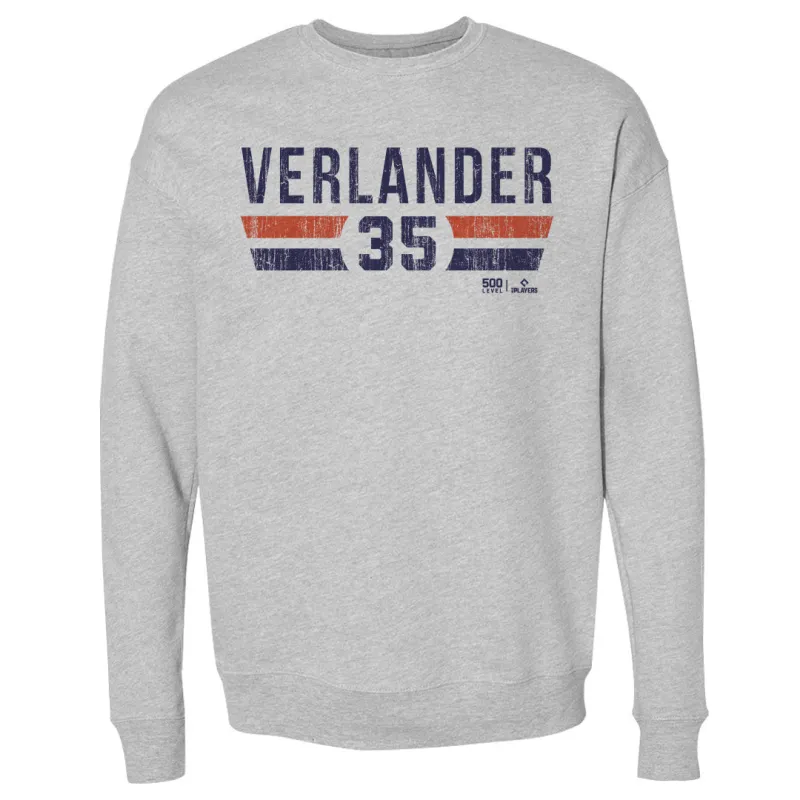 Justin Verlander Detroit Font sold by 500 Level
