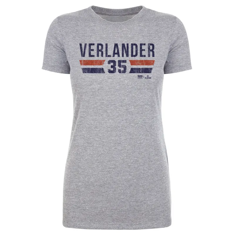 Justin Verlander Detroit Font sold by 500 Level
