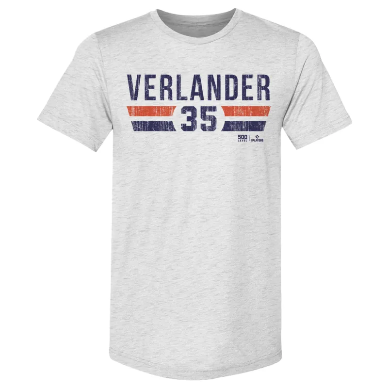 Justin Verlander Detroit Font sold by 500 Level