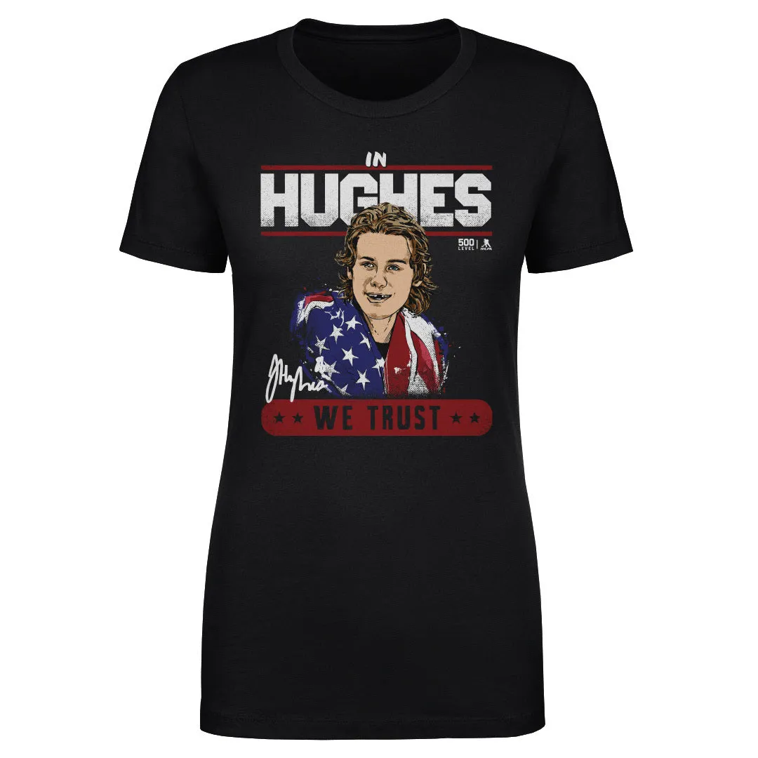 Jack Hughes New Jersey USA Trust WHT sold by 500 Level