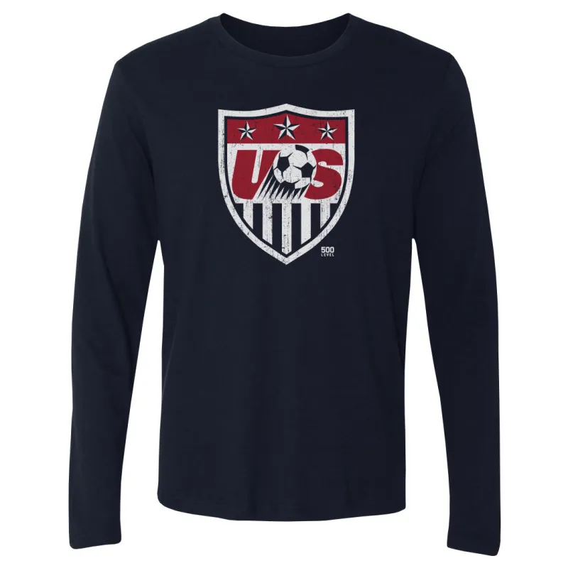 U.S. Soccer Retro Emblem WHT made by 500 Level