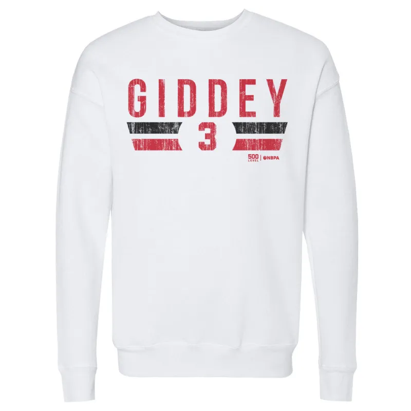 Josh Giddey Chicago Bulls Font made by 500 Level