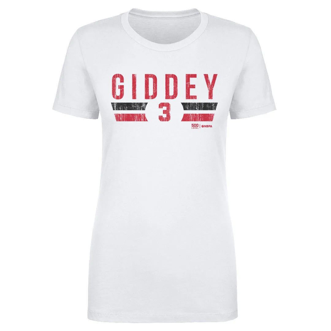 Josh Giddey Chicago Bulls Font sold by 500 Level