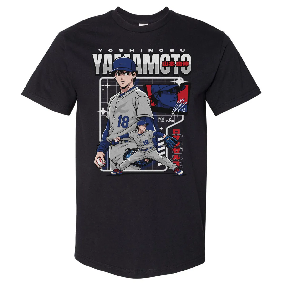 Yoshinobu Yamamoto Los Angeles D Anime WHT sold by 500 Level