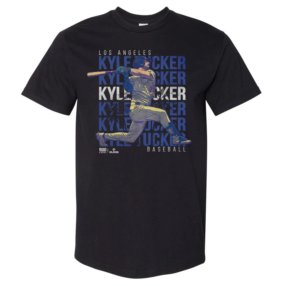 Kyle Tucker Los Angeles D Name Repeat WHT sold by 500 Level