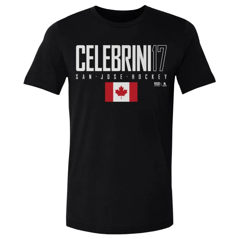 Macklin Celebrini San Jose Canada Elite WHT made by 500 Level