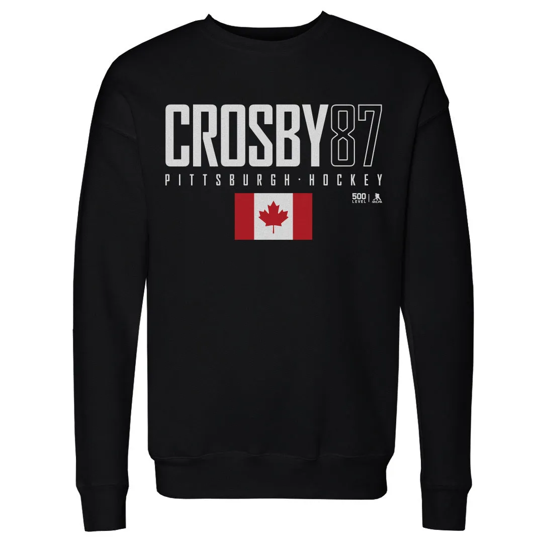 Sidney Crosby Pittsburgh Canada Elite WHT sold by 500 Level
