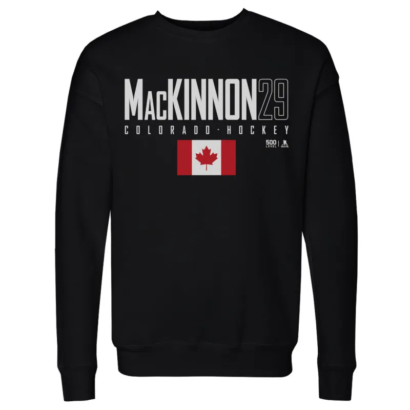 Nathan MacKinnon Colorado Canada Elite WHT sold by 500 Level