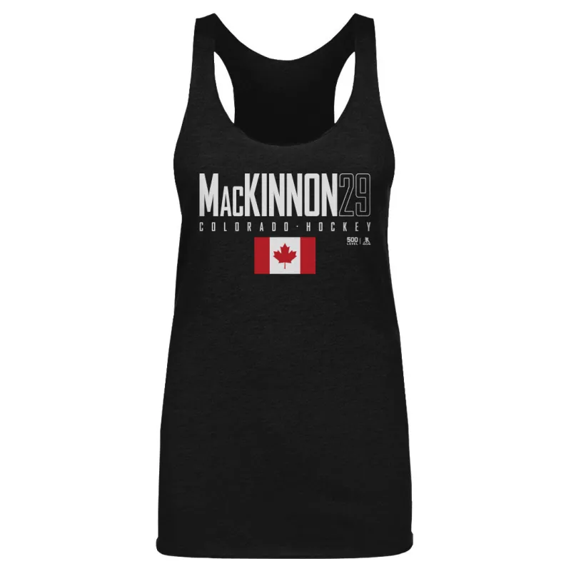 Nathan MacKinnon Colorado Canada Elite WHT made by 500 Level