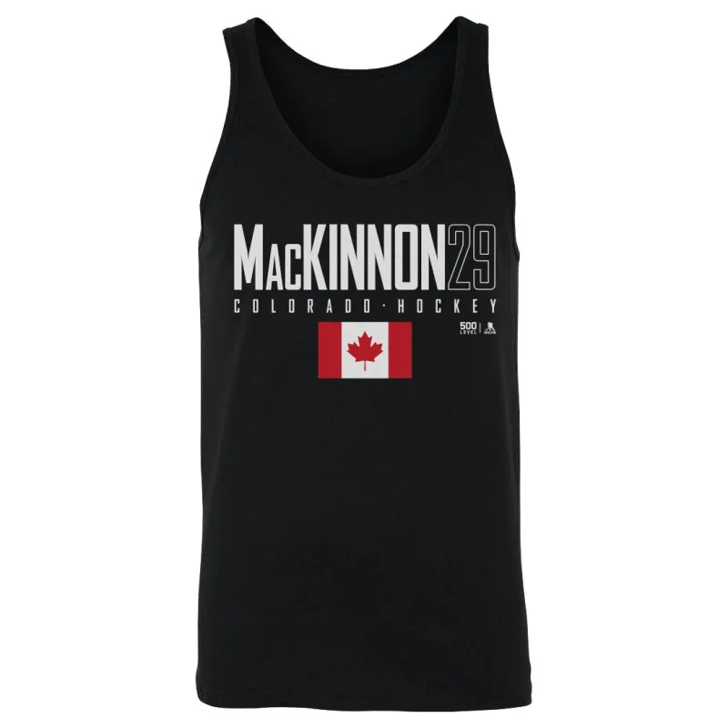 Nathan MacKinnon Colorado Canada Elite WHT made by 500 Level