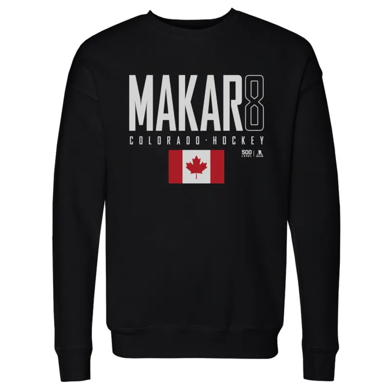 Cale Makar Colorado Canada Elite WHT made by 500 Level