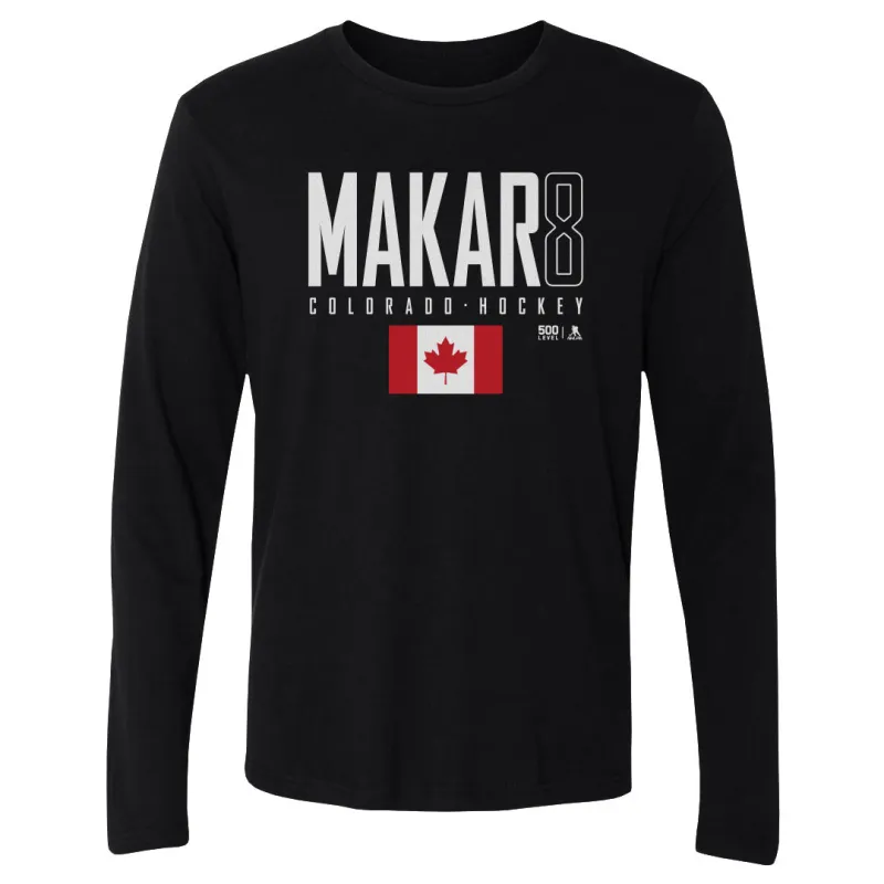 Cale Makar Colorado Canada Elite WHT made by 500 Level