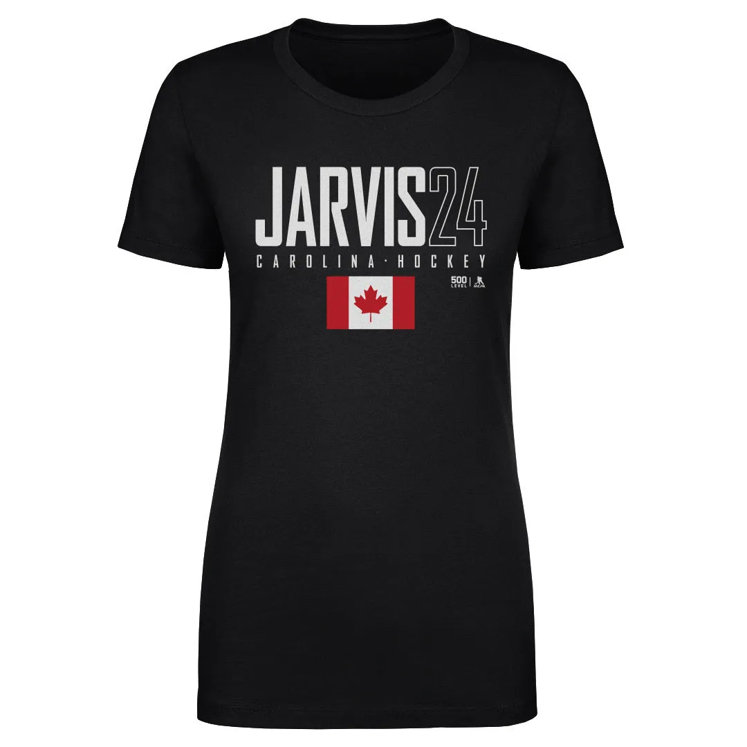 Seth Jarvis Carolina Canada Elite WHT sold by 500 Level