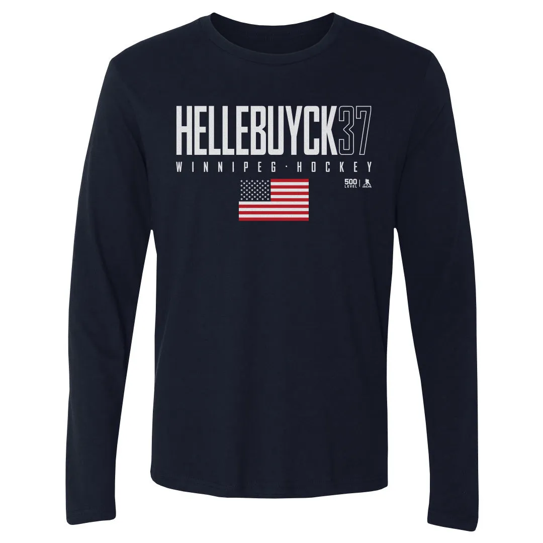 Connor Hellebuyck Winnipeg USA Elite WHT sold by 500 Level