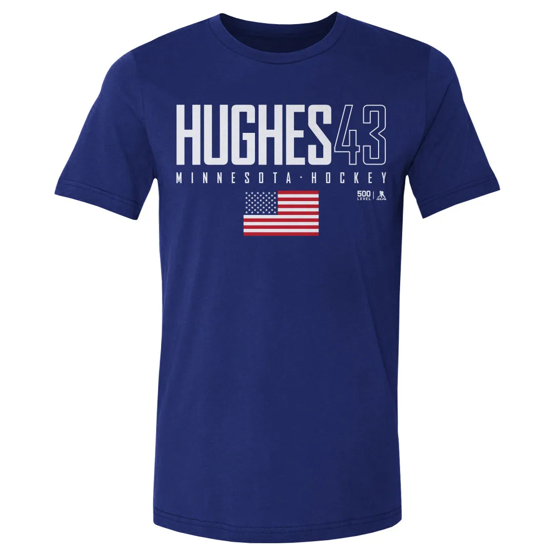 Quinn Hughes Minnesota USA Elite WHT sold by 500 Level