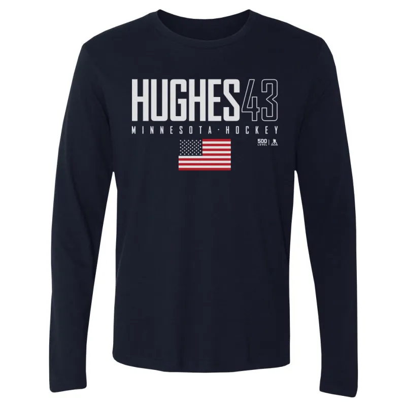 Quinn Hughes Minnesota USA Elite WHT sold by 500 Level