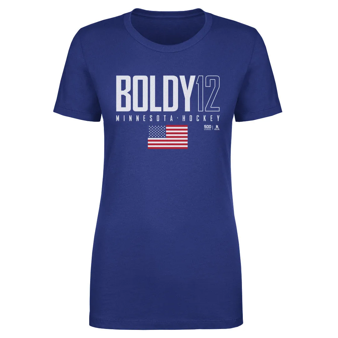 Matt Boldy Minnesota USA Elite WHT sold by 500 Level product image thumbnail 2