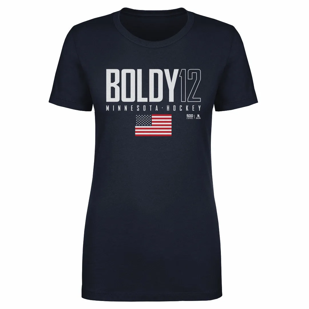 Matt Boldy Minnesota USA Elite WHT sold by 500 Level product image thumbnail 3