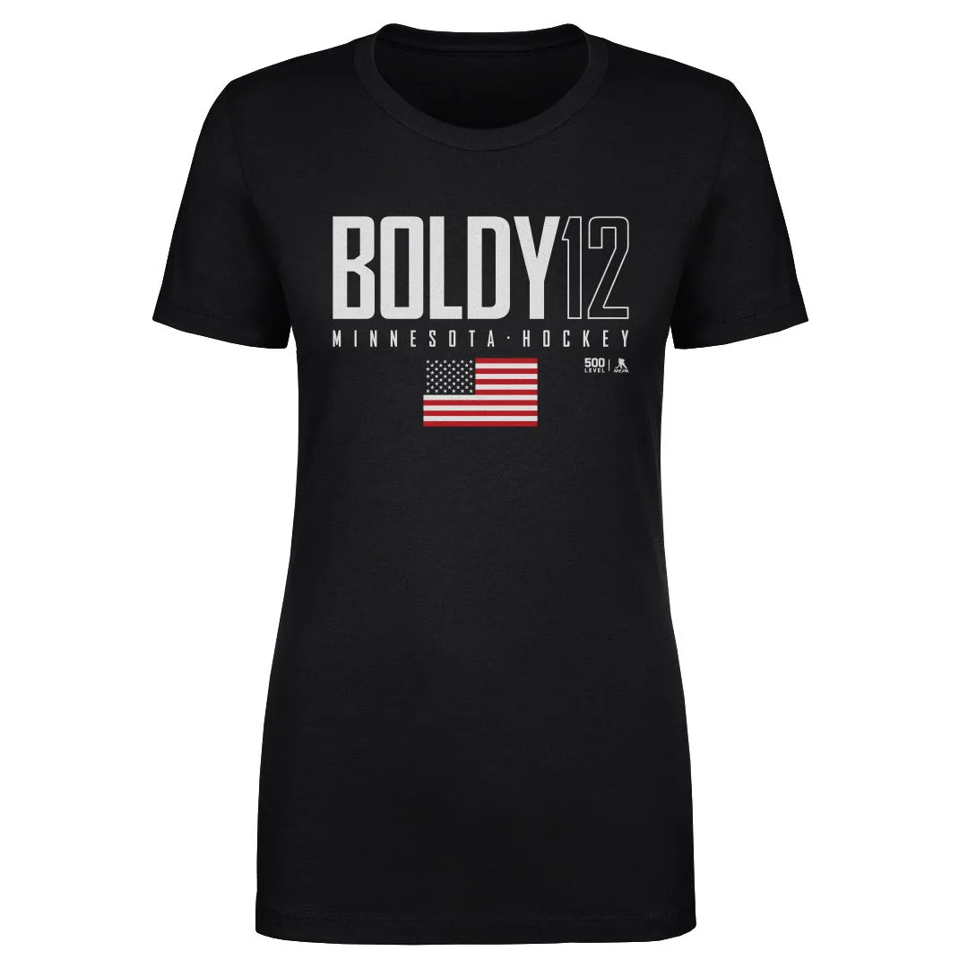 Matt Boldy Minnesota USA Elite WHT sold by 500 Level