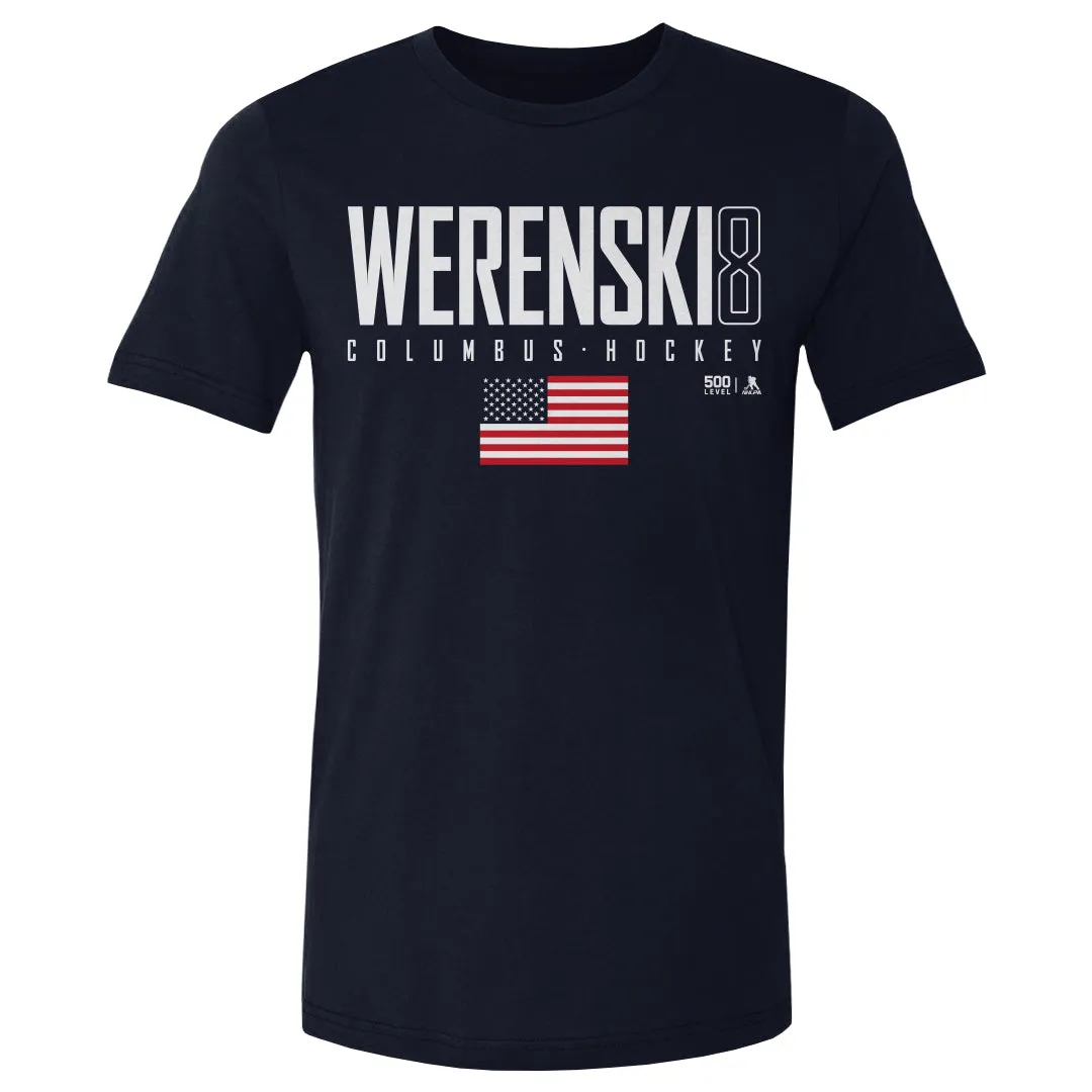 Zach Werenski Columbus USA Elite WHT sold by 500 Level