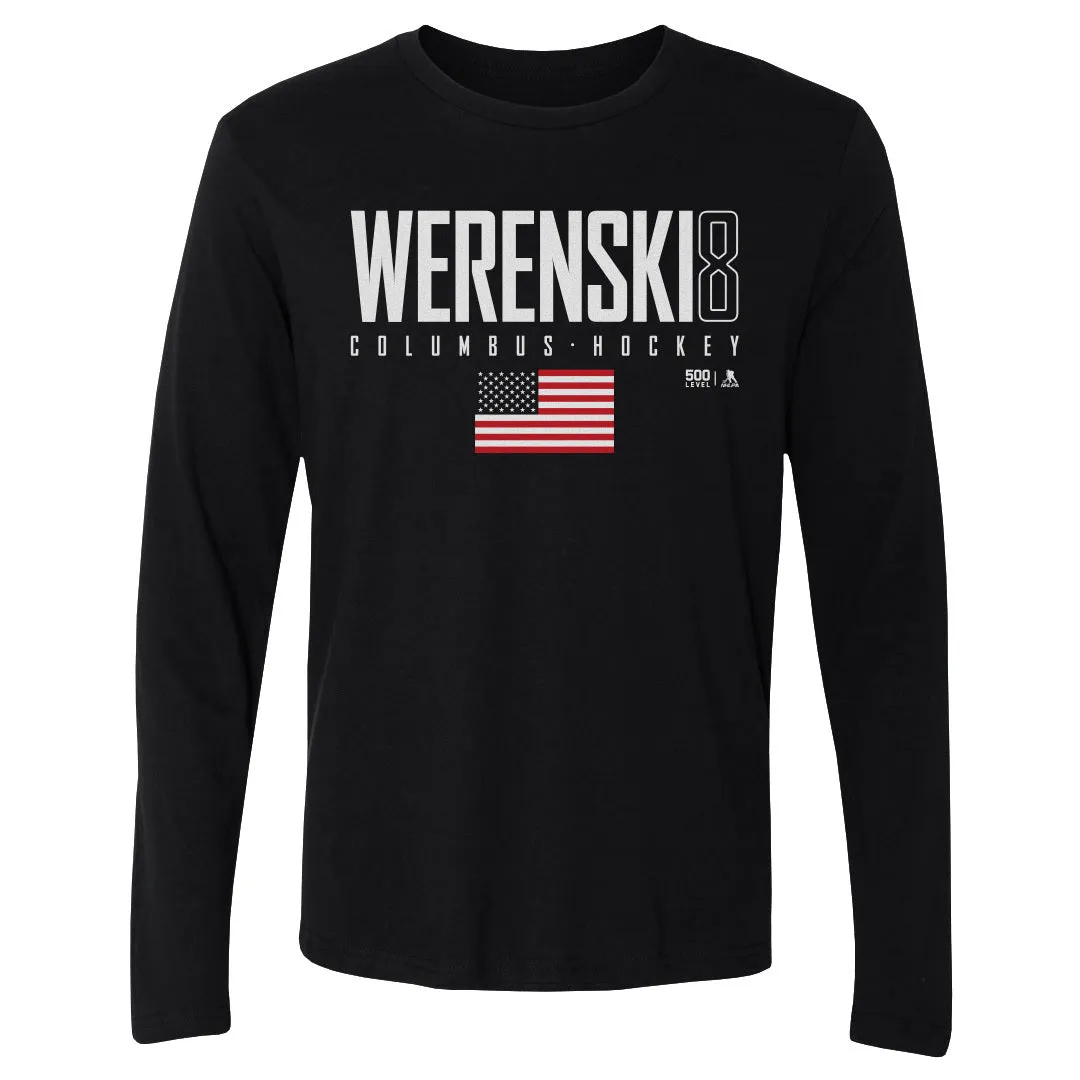 Zach Werenski Columbus USA Elite WHT sold by 500 Level
