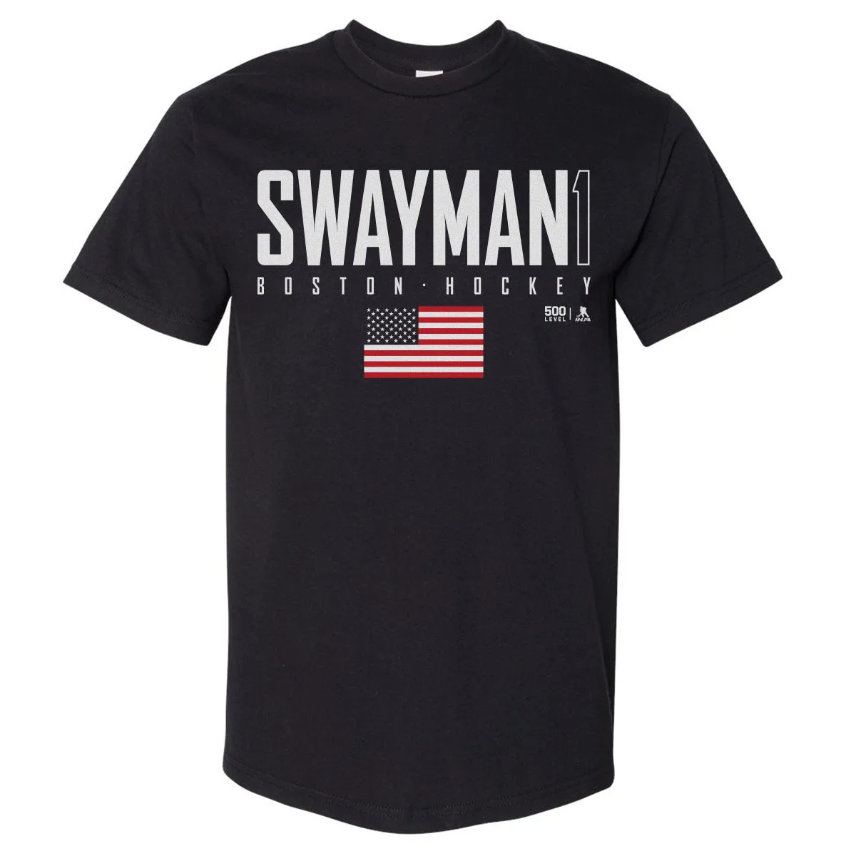 Jeremy Swayman Boston USA Elite WHT sold by 500 Level