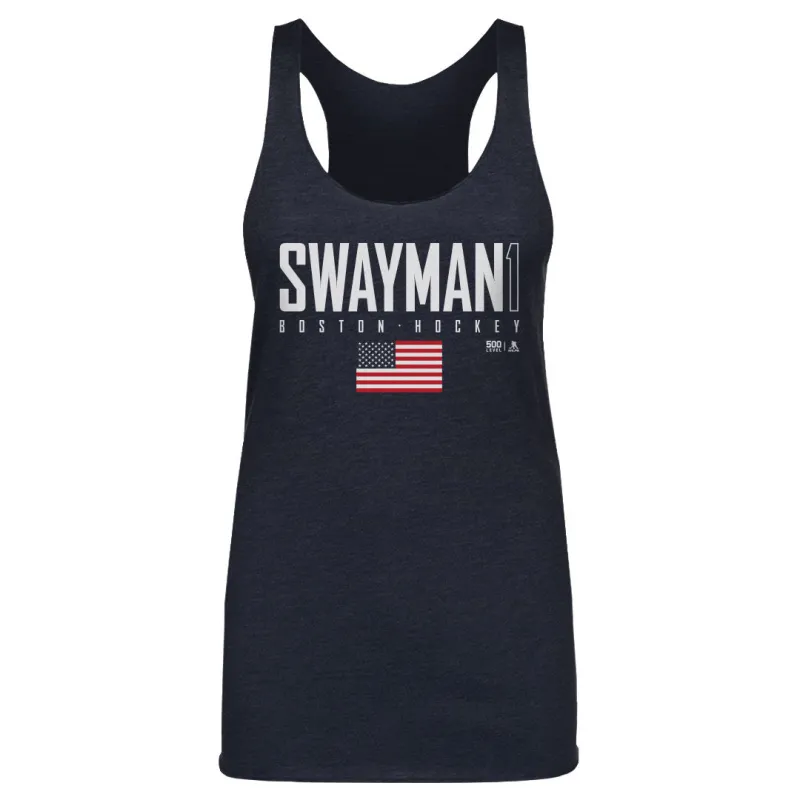 Jeremy Swayman Boston USA Elite WHT made by 500 Level
