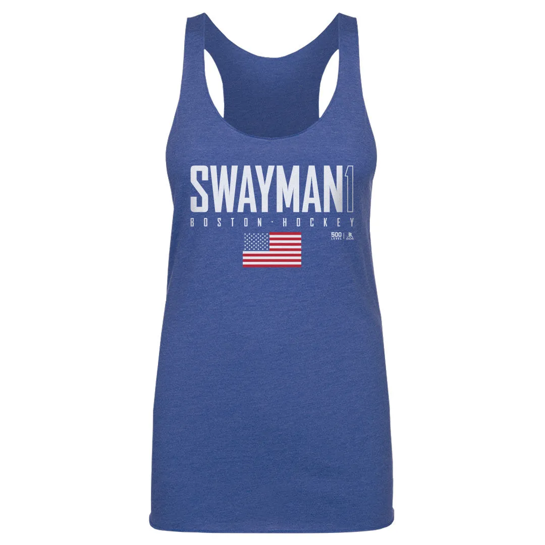 Jeremy Swayman Boston USA Elite WHT sold by 500 Level product image thumbnail 3