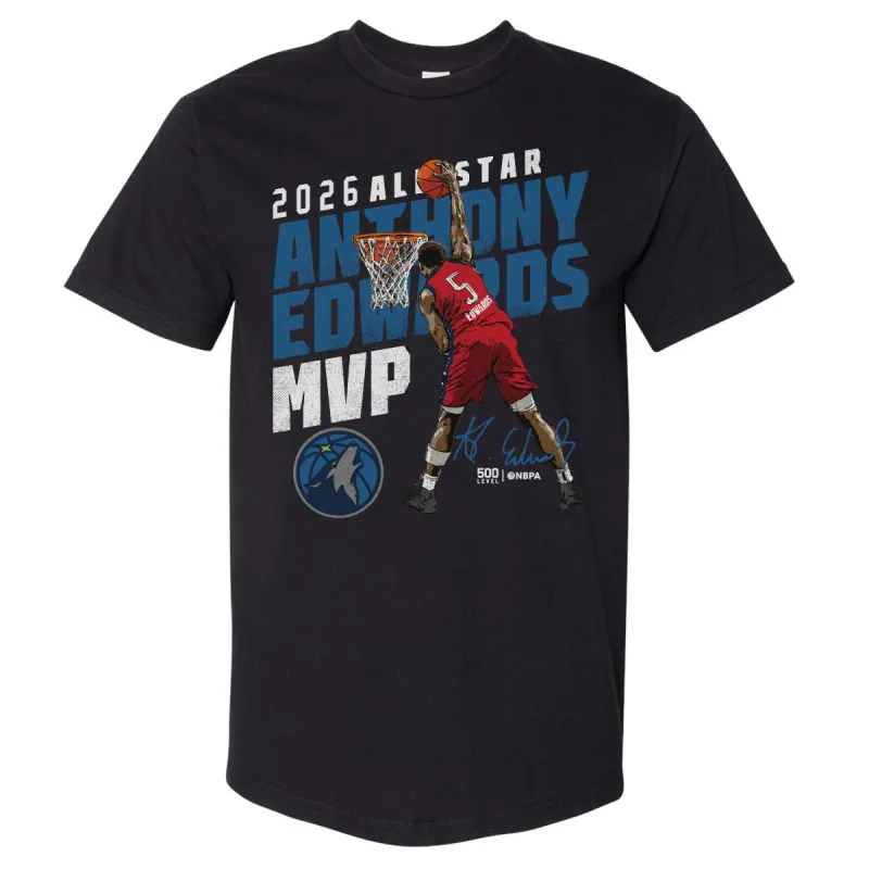 Anthony Edwards Minnesota Timberwolves 2026 All-Star MVP WHT made by 500 Level