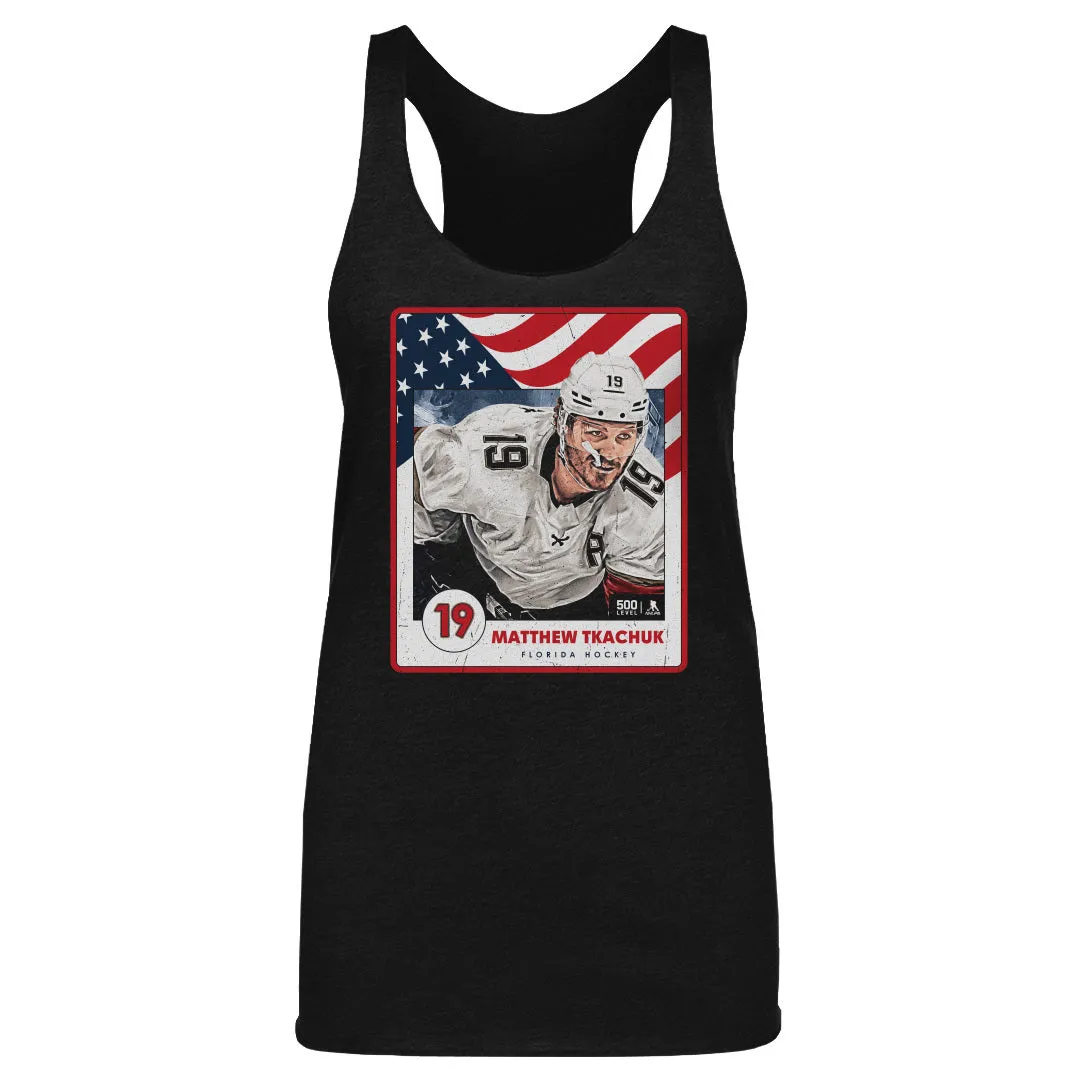 Matthew Tkachuk Florida USA Card WHT sold by 500 Level