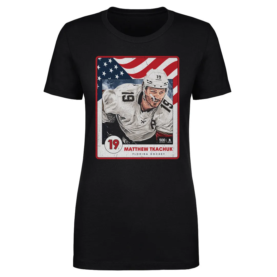 Matthew Tkachuk Florida USA Card WHT sold by 500 Level