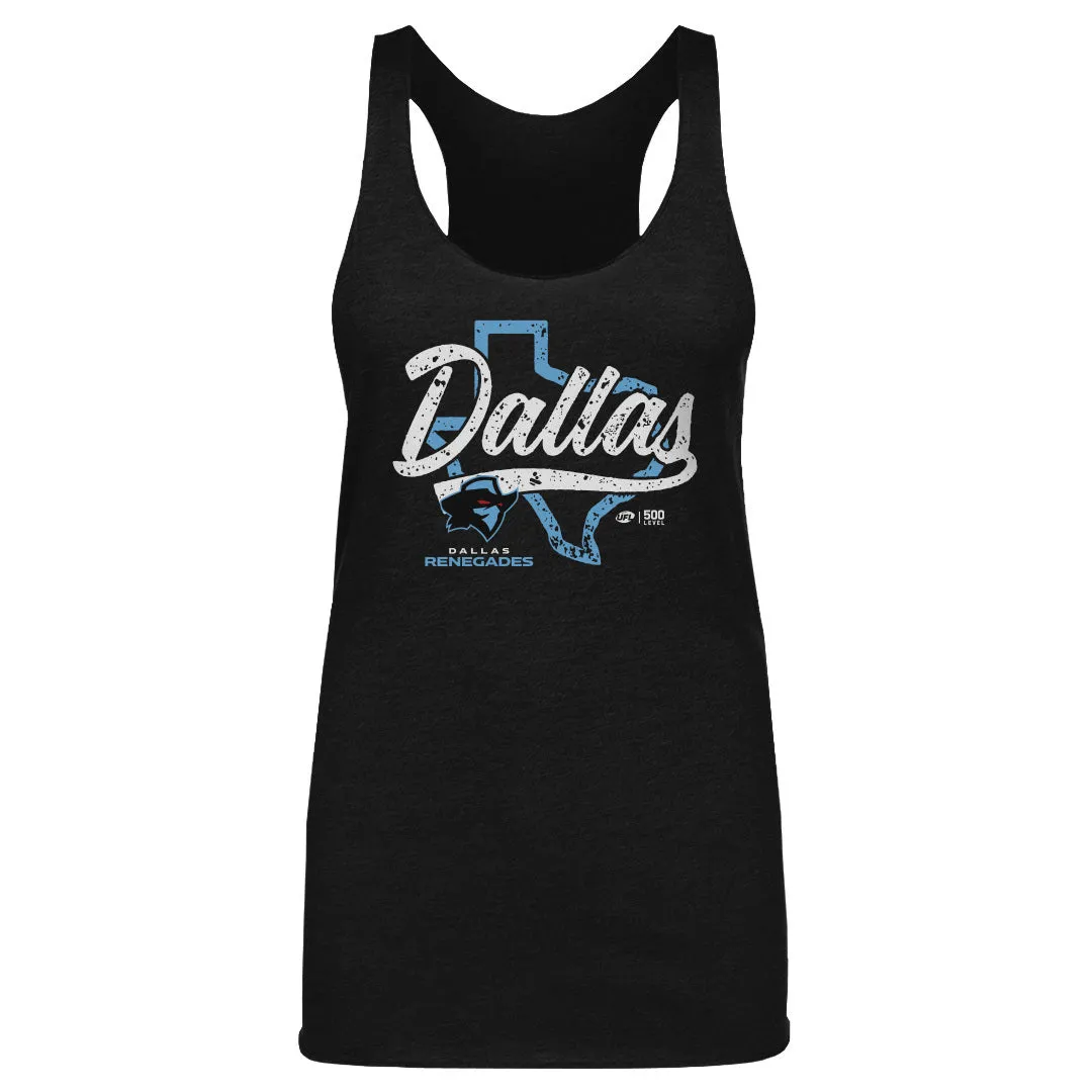 Dallas Renegades State Map WHT sold by 500 Level