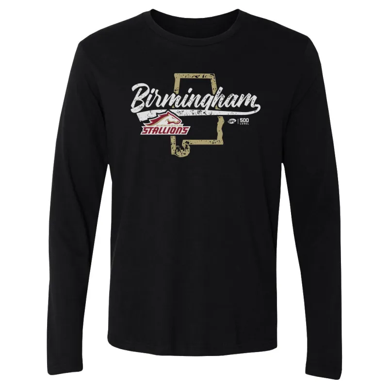 Birmingham Stallions State Map WHT made by 500 Level