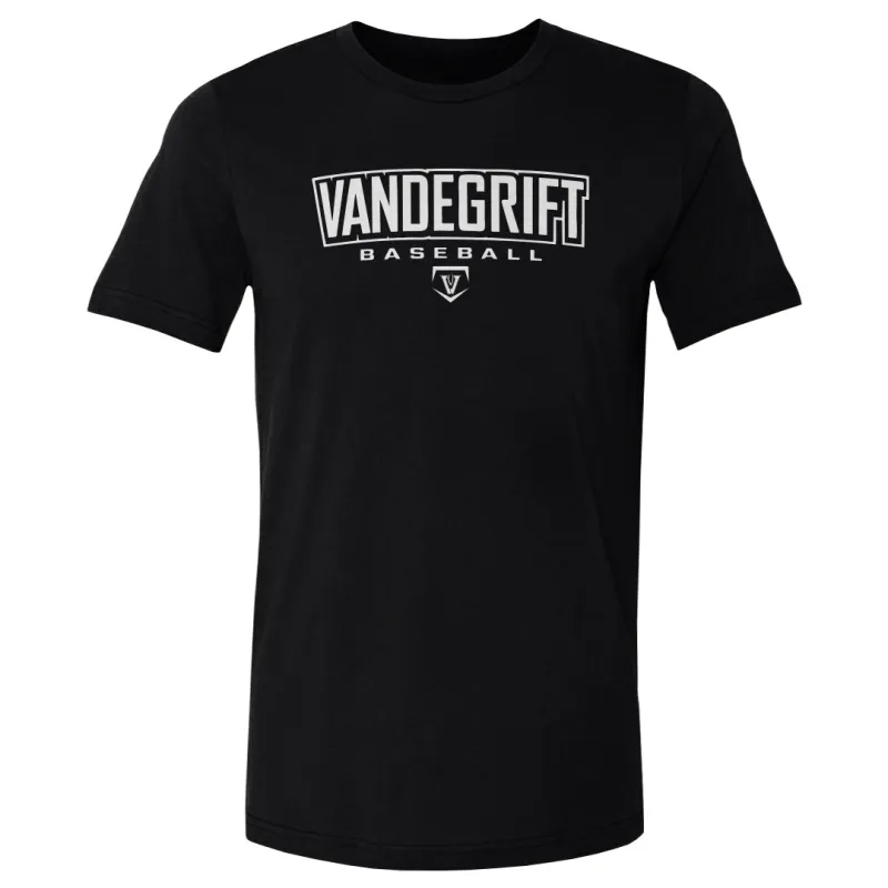 Vandegrift Crown Trio Baseball Wordmark Outline WHT sold by 500 Level