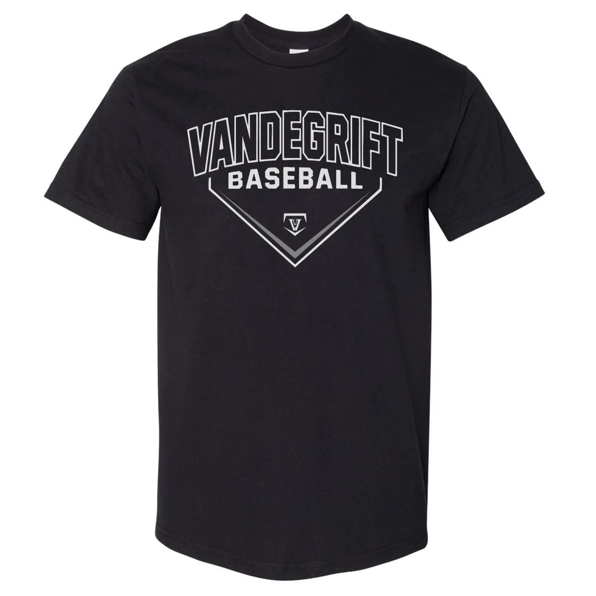 Vandegrift Crown Trio Baseball Field Outline WHT sold by 500 Level