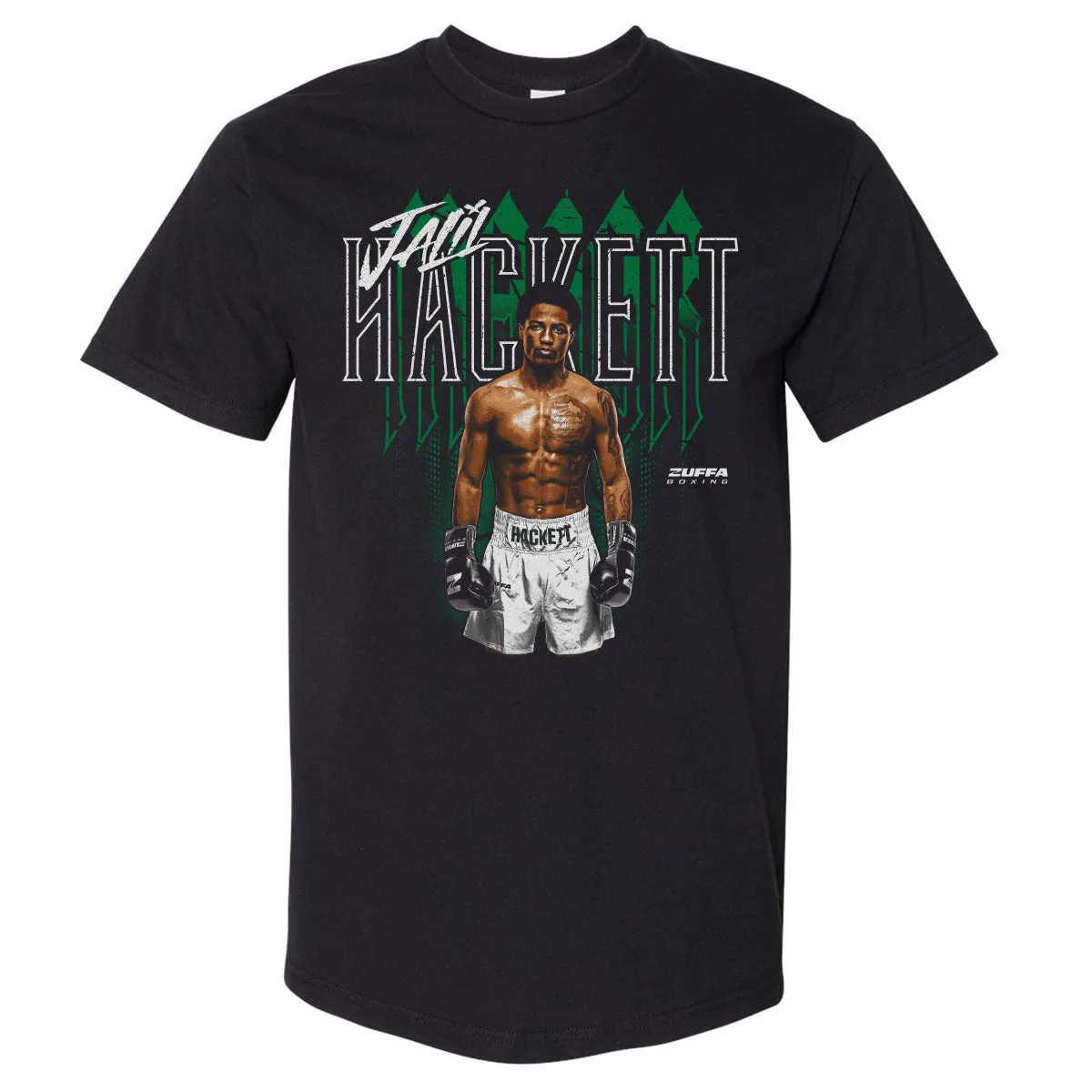 Jalil Hackett Zuffa Boxing Fighter Name WHT sold by 500 Level