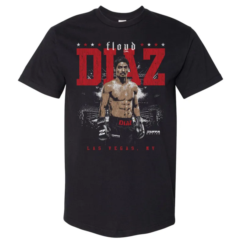 Floyd Diaz Zuffa Boxing Fighter Name WHT made by 500 Level