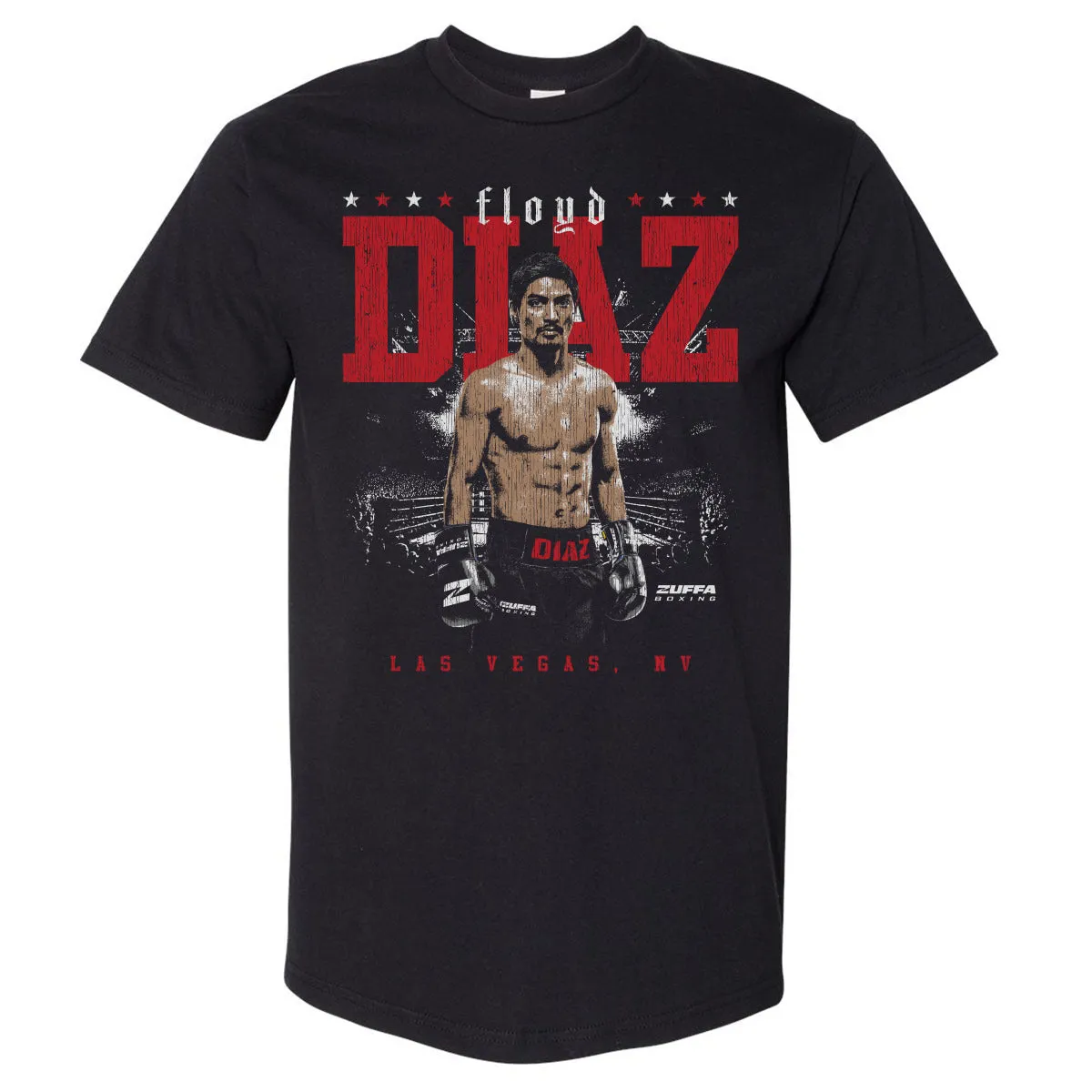 Floyd Diaz Zuffa Boxing Fighter Name WHT sold by 500 Level
